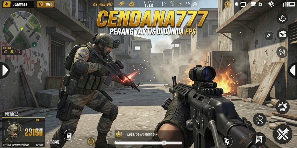 Screenshot CENDANA777 menampilkan aksi menembak yang intens dan grafis luar biasa.