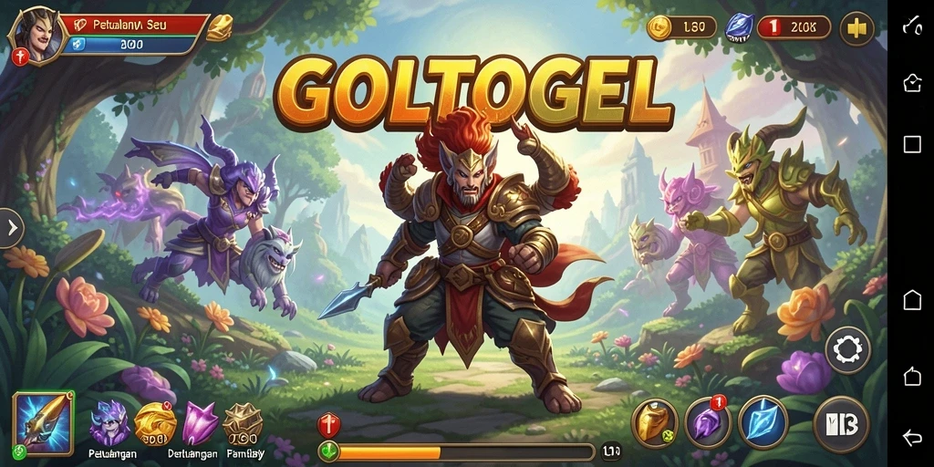 Screenshot GOLTOGEL menampilkan karakter dalam aksi petualangan seru.