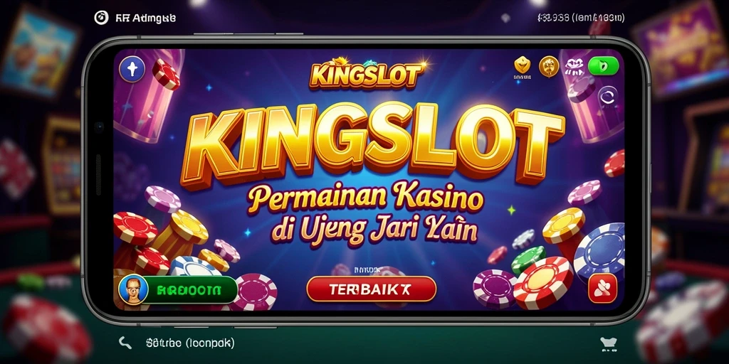 Tampilan gameplay seru KINGSLOT dengan berbagai pilihan permainan kasino.