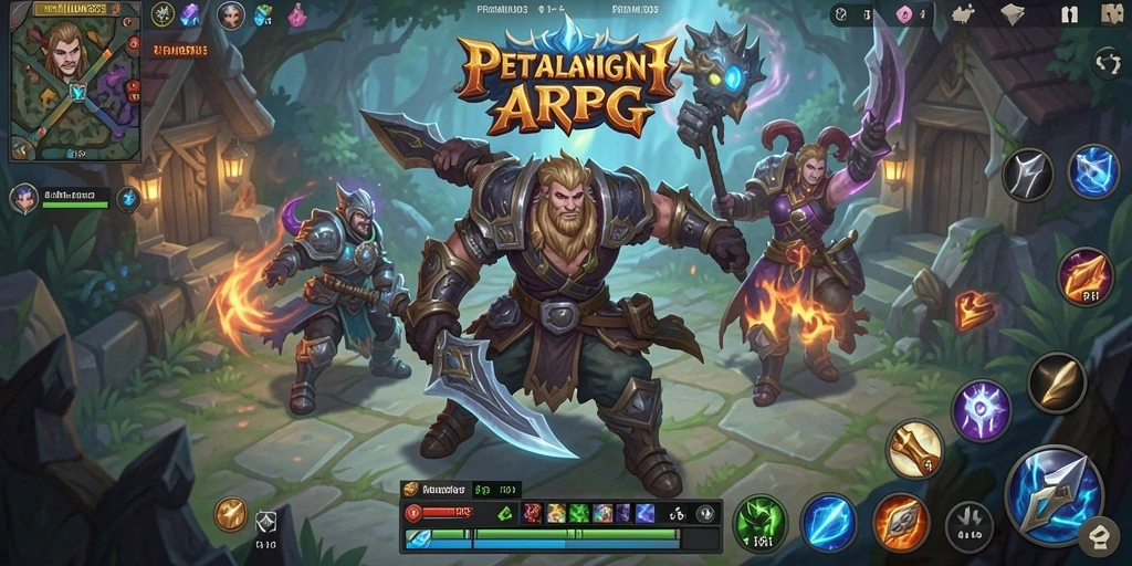 Tangkapan layar menampilkan aksi seru dalam permainan ARPG PREMIUM303.