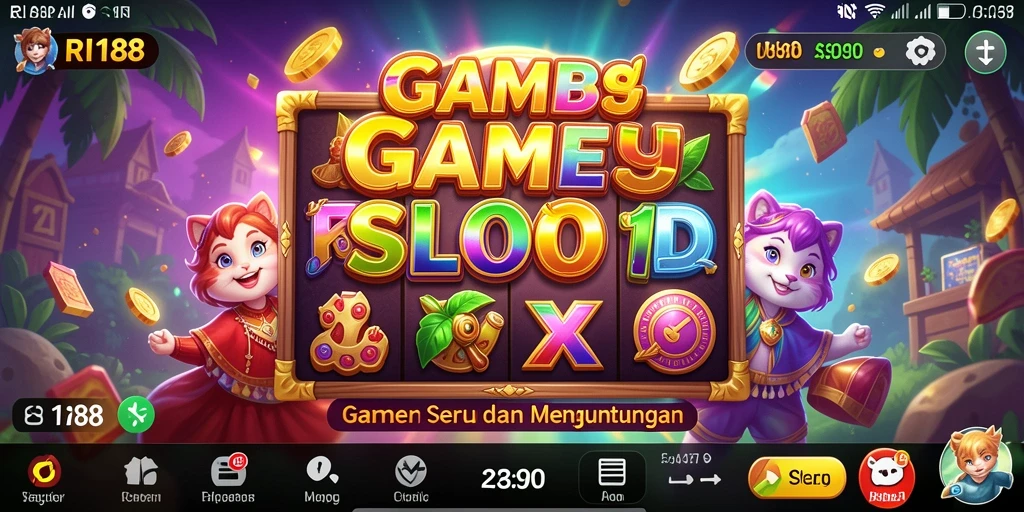 Tampilan menarik dari gameplay slot RI188 yang mengasyikkan.