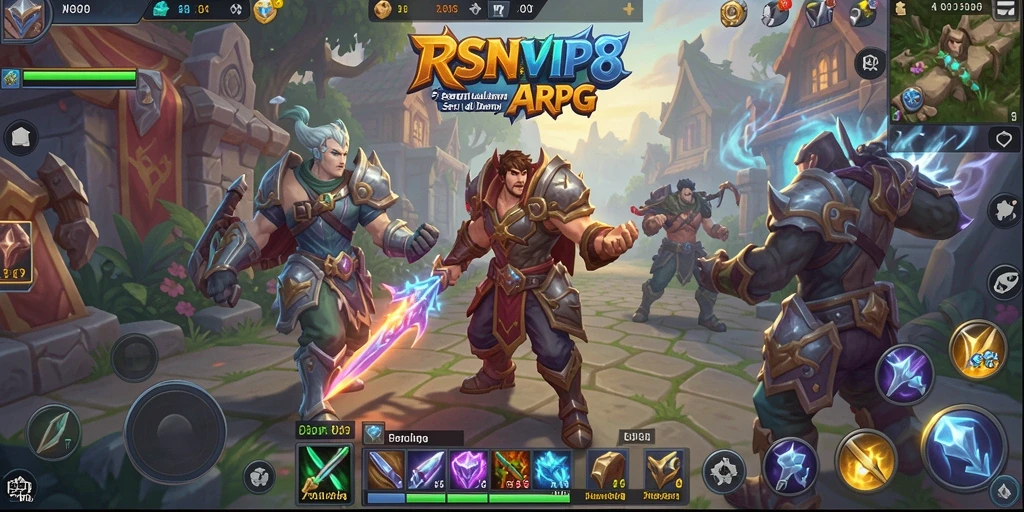 Tampilan gameplay penuh aksi dari RSNVIP8 yang memukau.