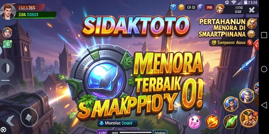 Tangkapan layar permainan Tower Defense dengan grafik yang menarik.