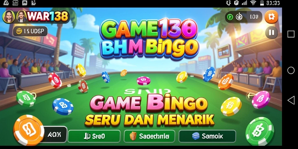 Tampilan gameplay Bingo yang seru dan interaktif di WAR138.